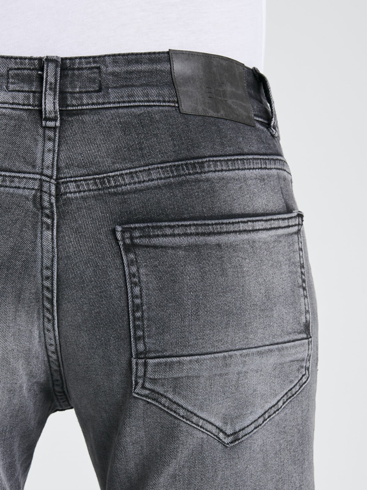 Slim Fit Gri Kot Pantolon