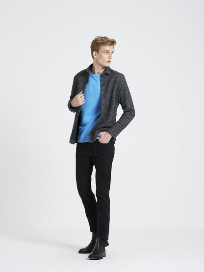 Slim Fit Siyah Kot Pantolon