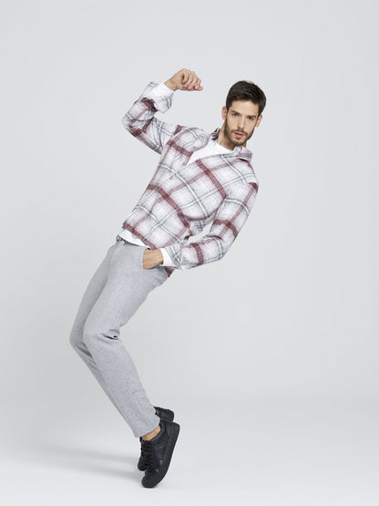 Gri Yünlü Spor Pantolon