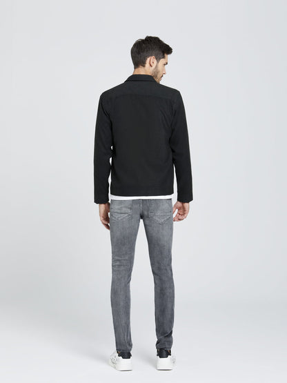 Slim Fit Gri Kot Pantolon