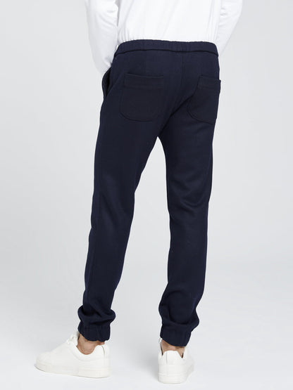 Yünlü Örme Lacivert Eşofman Pantolon - Wooly Jogger / Navy